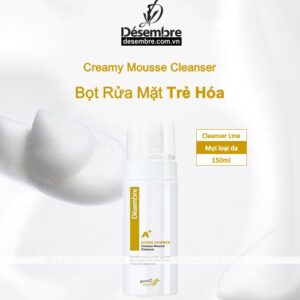 Bọt Rửa Mặt Trẻ Hóa Désembre Aging Science Creamy Mousse Cleanser 150ml