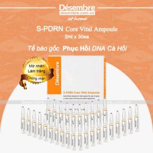 Tế Bào Gốc Trẻ Hóa & Phục Hồi DNA Cá Hồi Désembre At Home S-PDRN Core Vital Ampouling 2ml x 30pcs